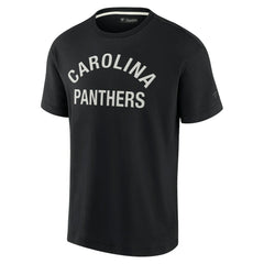 Fanatics Carolina Panthers Unisex Elements Super Soft Short Sleeve T-Shirt Black