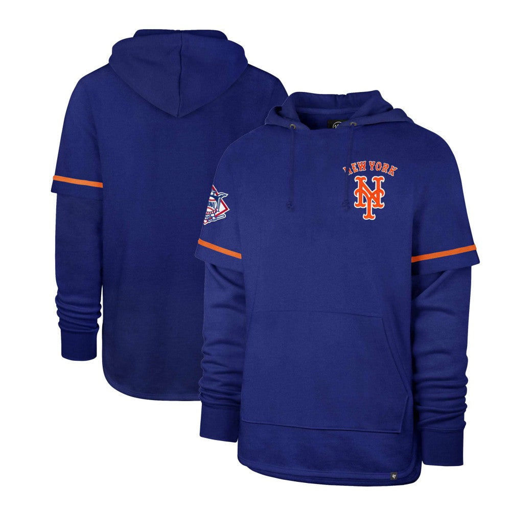 New York Mets '47 Shortstop Pullover Hoodie - Royal - 47 brand Online