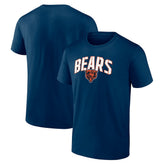 Chicago Bears Arched Kicker Stencil T-Shirt Navy