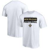 New Orleans Saints Gain Ground T-Shirt White