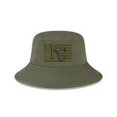 Kansas City Royals New Era 2023 Armed Forces Day Bucket Hat - Green - New Era on Sale