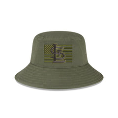 St. Louis Cardinals New Era 2023 Armed Forces Day Bucket Hat - Green - New Era Discount