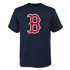 Boston Red Sox Youth Logo Primary Team T-Shirt - Navy - MLB Discount