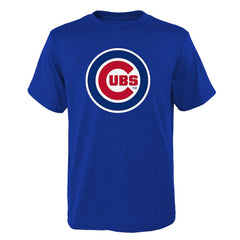 Chicago Cubs Youth Logo Primary Team T-Shirt - Royal - MLB Lifestyle