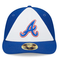 Atlanta Braves New Era 2023 City Connect Low Profile 59FIFTY Fitted Hat - White/Royal - New Era Lifestyle
