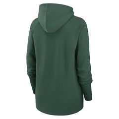 Nike Green Bay Packers Women's Asymmetrical Raglan Full-Zip Hoodie Green