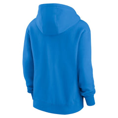 Nike Los Angeles Chargers Women's Wordmark Club Fleece Pullover Hoodie Powder Blue