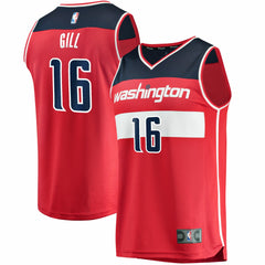 Anthony Gill Washington Wizards Fast Break Replica Jersey Icon Edition Red | Fanatics discount