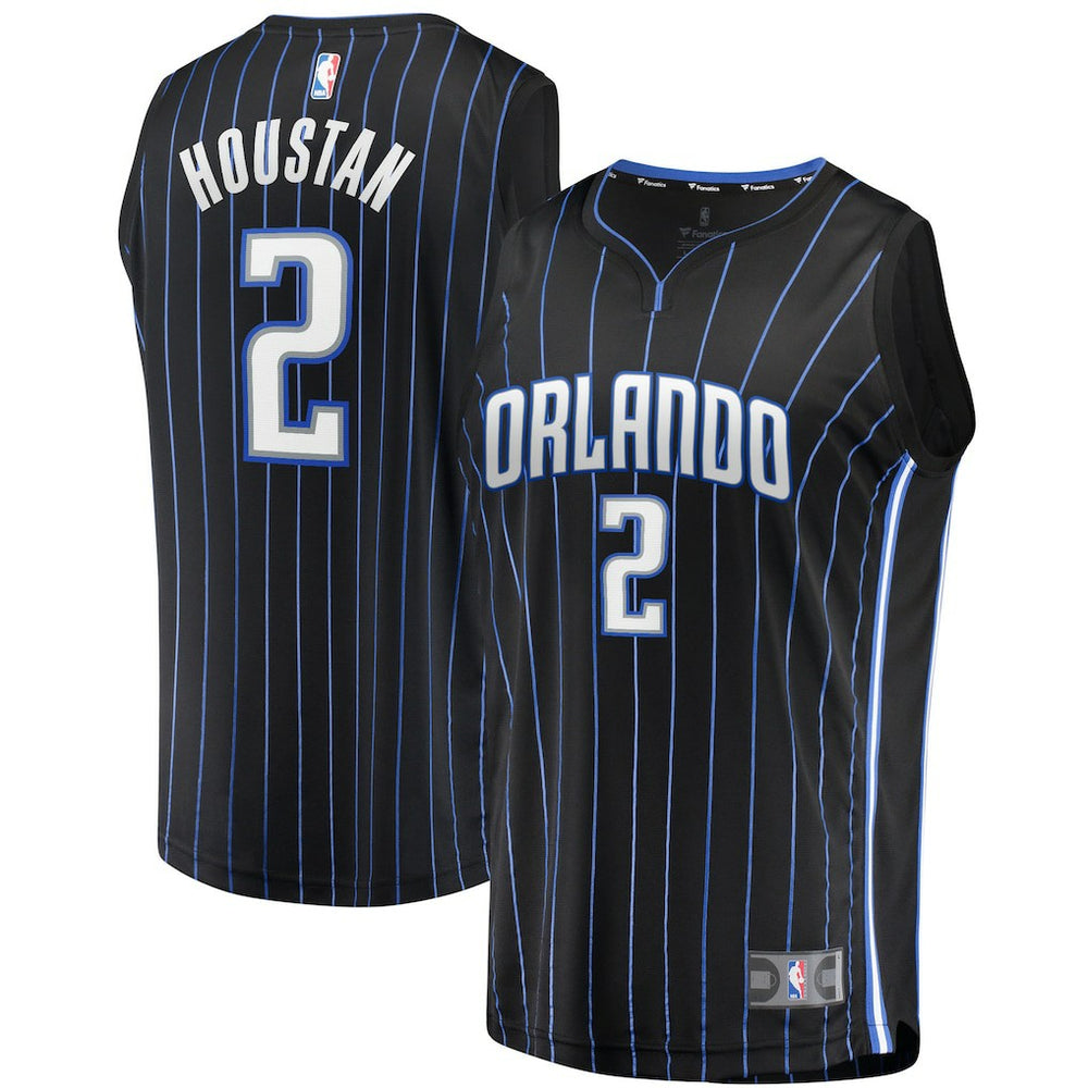 Caleb Houstan Orlando Magic Fast Break Replica Jersey Icon Edition Black | Fanatics