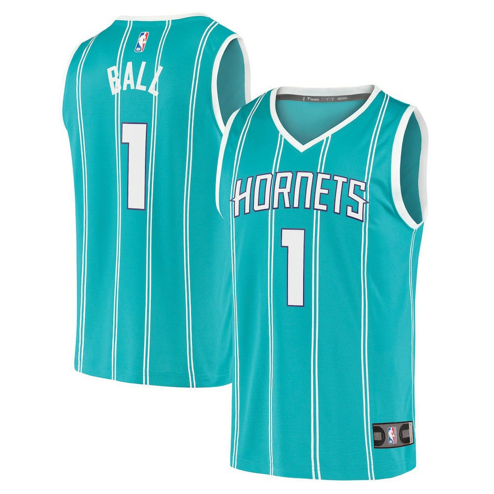 LaMelo Ball Charlotte Hornets Fast Break Replica Jersey Icon Edition Teal | Fanatics for sale