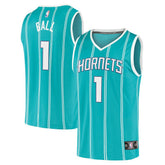 LaMelo Ball Charlotte Hornets Fast Break Replica Jersey Icon Edition Teal | Fanatics for sale