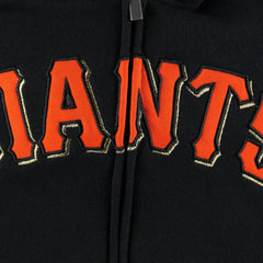 San Francisco Giants Youth Wordmark Full-Zip Fleece Hoodie - Black - MLB Sale