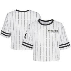 Chicago White Sox Girls Youth Ball Striped T-Shirt - White - MLB Sale