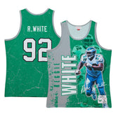 Mitchell & Ness Reggie White Philadelphia Eagles 1992 Player Burst Tank Top Kelly Green