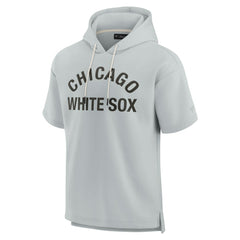 Chicago White Sox Fanatics Unisex Elements Super Soft Fleece Short Sleeve Pullover Hoodie - Gray - Fanatics Online