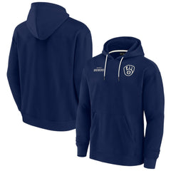 Milwaukee Brewers Fanatics Unisex Elements Super Soft Fleece Pullover Hoodie - Navy - Fanatics Online