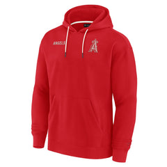 Los Angeles Angels Fanatics Unisex Elements Super Soft Fleece Pullover Hoodie - Red - Fanatics on Sale