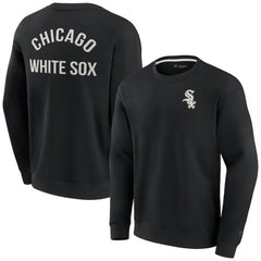 Chicago White Sox Fanatics Unisex Super Soft Pullover Crew Sweatshirt - Black - Fanatics Online