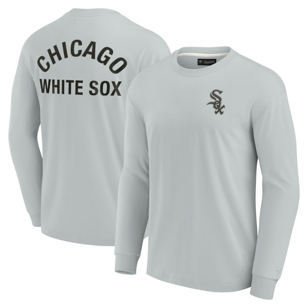 Chicago White Sox Fanatics Unisex Elements Super Soft Long Sleeve T-Shirt - Gray - Fanatics Sale