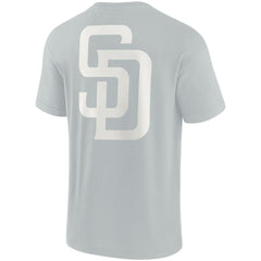 San Diego Padres Fanatics Unisex Elements Super Soft Short Sleeve T-Shirt - Gray - Fanatics Lifestyle