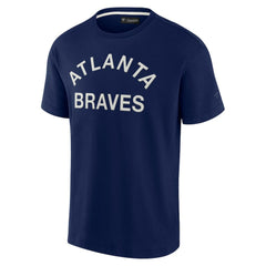 Atlanta Braves Fanatics Unisex Elements Super Soft Short Sleeve T-Shirt - Navy - Fanatics Online