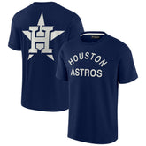 Houston Astros Fanatics Unisex Elements Super Soft Short Sleeve T-Shirt - Navy - Fanatics Lifestyle