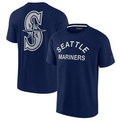 Seattle Mariners Fanatics Unisex Elements Super Soft Short Sleeve T-Shirt - Navy - Fanatics on Sale