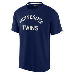 Minnesota Twins Fanatics Unisex Elements Super Soft Short Sleeve T-Shirt - Navy - Fanatics Discount