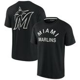 Miami Marlins Fanatics Unisex Elements Super Soft Short Sleeve T-Shirt - Black - Fanatics Sale