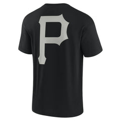 Pittsburgh Pirates Fanatics Unisex Elements Super Soft Short Sleeve T-Shirt - Black - Fanatics Sale