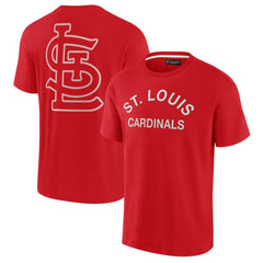 St. Louis Cardinals Fanatics Unisex Elements Super Soft Short Sleeve T-Shirt - Red - Fanatics Discount