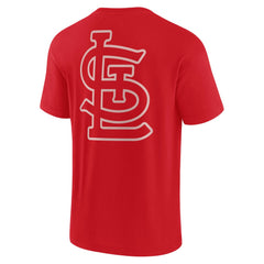 St. Louis Cardinals Fanatics Unisex Elements Super Soft Short Sleeve T-Shirt - Red - Fanatics Discount