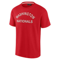 Washington Nationals Fanatics Unisex Elements Super Soft Short Sleeve T-Shirt - Red - Fanatics on Sale