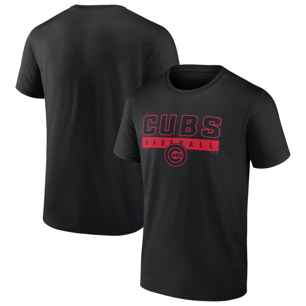 Chicago Cubs In The Mitt T-Shirt - Black - MLB Discount