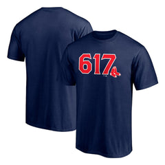 Boston Red Sox Long Ball 617 T-Shirt - Navy - MLB on Sale
