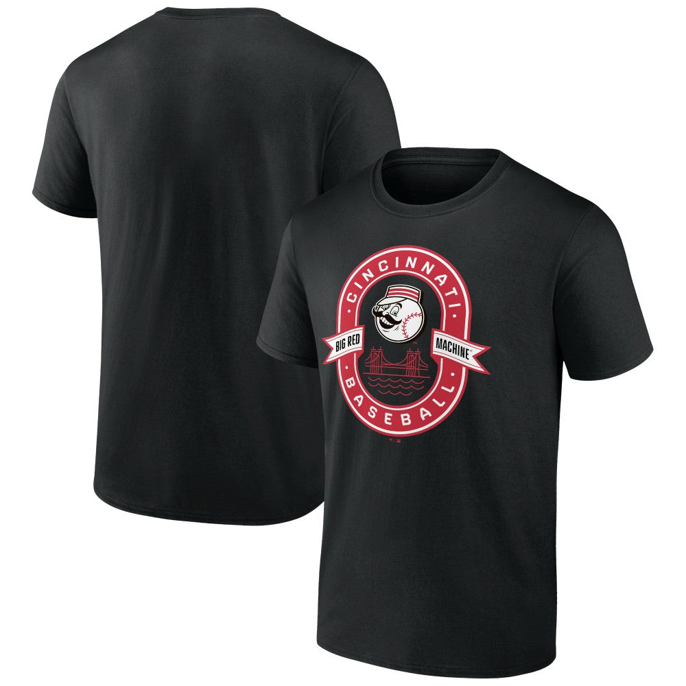 Cincinnati Reds Glory Bound Big Red Machine T-Shirt - Black - MLB Lifestyle