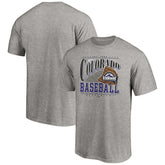 Colorado Rockies Cooperstown Collection Winning Time T-Shirt - Heather Gray - MLB Discount