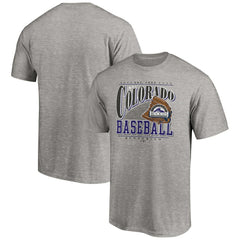 Colorado Rockies Cooperstown Collection Winning Time T-Shirt - Heather Gray - MLB Discount