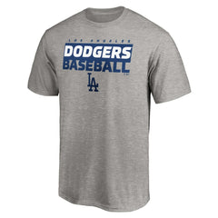 Los Angeles Dodgers Gain Ground T-Shirt - Heather Gray - MLB on Sale