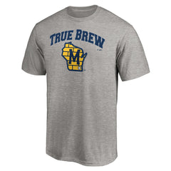 Milwaukee Brewers Team Heater T-Shirt - Heather Gray - MLB on Sale
