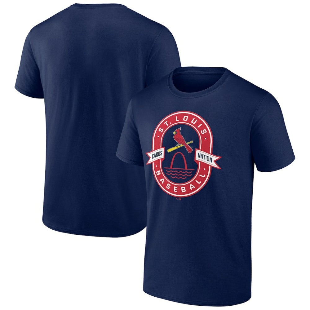 St. Louis Cardinals Glory Bound Cards Nation T-Shirt - Navy - MLB Sale