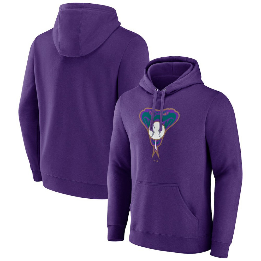Arizona Diamondbacks Cooperstown Collection Pullover Hoodie - Purple - MLB Discount