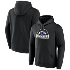 Colorado Rockies Cooperstown Collection Pullover Hoodie - Black - MLB Lifestyle