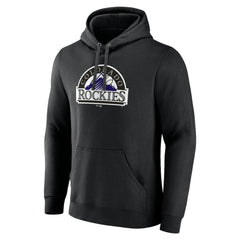 Colorado Rockies Cooperstown Collection Pullover Hoodie - Black - MLB Lifestyle