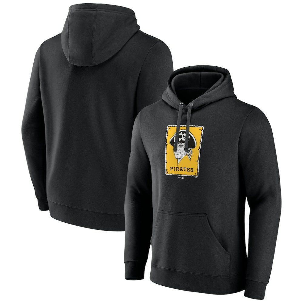 Pittsburgh Pirates Cooperstown Collection Pullover Hoodie - Black - MLB Sale