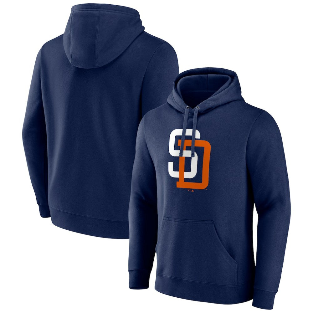 San Diego Padres Cooperstown Collection Pullover Hoodie - Navy - MLB on Sale