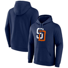 San Diego Padres Cooperstown Collection Pullover Hoodie - Navy - MLB on Sale