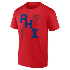 Philadelphia Phillies Record Shattered T-Shirt - Red - MLB Sale