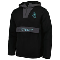 Chicago White Sox Levelwear Ruckus Quarter-Zip Hoodie - Black - MLB Discount