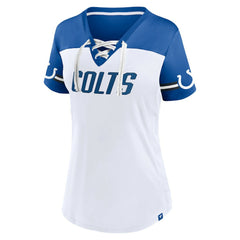 Fanatics Jonathan Taylor Indianapolis Colts Women's Athena Name & Number V-Neck Top White